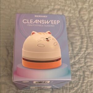 Mercury Mini Portable Sweeper - Cat Design